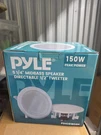 (one) Pyle PDIC51RDBK 5.25'' In-ceiling Speakers System 150 Watt /black. Fixed Price $20.00.