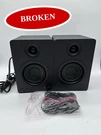(broken) Monoprice DT-3 Multimedia Desktop Powered Speakers 50W Gaming Studio. Fixed Price $59.99.