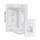 Legrand - Onq In Wall Tv Power Kit, Outlet Box Supports 5.1 Speaker System.... Fixed Price $107.48.