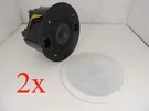 Lot Of Toa F-121CM Full Range Commercial Ceiling Speaker Quantity Available. Fixed Price $34.99.