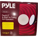 Pyle Outdoor/surround Convenient Home Speaker White (PDIC68FG) Only One. Fixed Price $76.22.