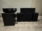 Harman Kardon Avr 1610S &hsu Research Surround Sound Speaker Set With Sub. Fixed Price $1000.00.