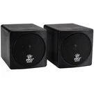 Pyle PCB3BK 3" 100 Watt Mini Cube Speaker Pair Black. Fixed Price $39.95.