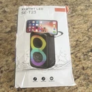 Xertmt SE-T23 Portable Speaker Rgb Lights Bluetooth Usb 8W 1200MAH. Fixed Price $22.00.