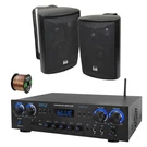 Pyle PDA77BU 4-CHANNEL Home Audio Bluetooth Receiver, 2X 4" 200W Speakers, Wire. Fixed Price $204.49.