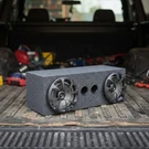 Compact Dual Coaxial 100W Car Speakers With Enclosure Box For Enhancing Sound. Fixed Price $117.46.