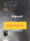 Klipsch R-115SW Subwoofer Amp Module, *** Repair Service. Fixed Price $188.00.