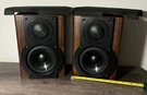 Vintage 90S Aiwa Bookshelf Speakers SX-LM10 40 Watts 6 Ohms 2-WAY Brown (read). Fixed Price $64.08.
