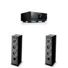 Focal Vestia NO4 Black Speaker Pair & RX-V4ABL 8K Receiver Bundle. Fixed Price $3189.99.