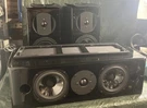 Set Of Vienna Acoustics Hadyn Grand & Theatro Speakers Piano Black Bookshelf. Fixed Price $1300.00.