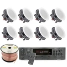 Vaiyer 6000W 6-CH Bluetooth Home Theater System 8 X 5.25" Ceiling Speakers Kit. Fixed Price $604.99.