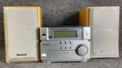 Panasonic SA-PM03 Fm/am Cd Player Stereo System W/ Bookshelf Wired Speakers Pair. Fixed Price $133.00.
