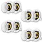 Acoustic Audio HD-5 Flush Mount Ceiling Speakers Home Theater 4 Pair Pack. Fixed Price $158.88.