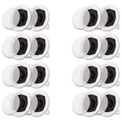 Acoustic Audio R191 Flush Mount Ceiling Speakers Home Theater 8 Pair Pack. Fixed Price $315.88.