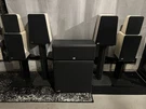 Miller Kreisel M&k Home Theater Surround Sound Speaker System Vintage Rare 5.1. Fixed Price $1950.00.