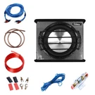 12" Speaker 5800 Watt Active Bass Subwoofer Enclosure With Wiring Kit Car. Fixed Price $129.99.