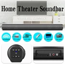 Sound Bar With Wireless Bluetooth 5.0 Subwoofer & Wall Mount For Home Theater Tv. Fixed Price $41.99.