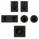 Theater Solutions TST85 Flush Mount 5.1 Speaker Set 8" Wall And Ceiling. Fixed Price $268.99.