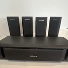 Sony SS-CN130 SS-V130 5.0 Wired Home Theater Speaker System 120W Black Tested. Fixed Price $60.00.