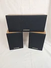 Vintage Pioneer CS-X380-Q Surround Book Shelf Speaker Pair W/ CS-C180-Q Center. Fixed Price $44.99.