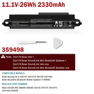 Battery For Bose Soundlink Iii 330105A 359495 359498 404600 404900 414255. Fixed Price $23.99.