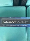Clear Wave 37 In Wireless Soundbar Bluetooth Ultra Slim System. Fixed Price $35.00.