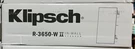 Klipsch R-3650-W Ii In-wall Speaker White (each). Fixed Price $145.00.