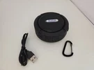 Black Mini Outdoor Wireless Waterproof Bluetooth Speaker W/suction Cup & Mic G53. Fixed Price $14.95.