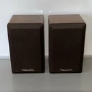 Pair Of Realistic Minimus 7W Speakers 40-2039B Walnut, 8 Ohms Excellent Cond. Fixed Price $70.00.