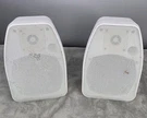 Pair Nxg NX-525W Indoor Outdoor Wall Speakers White 8 Ohm Tested. Fixed Price $49.99.