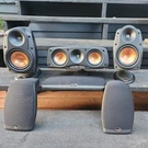 Klipsch RSX-5 Series Bookshelf 2 Satellite & Center Speaker Tested. Fixed Price $150.00.