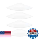 Jjl 12" Sector Corner Wall Shelf, Set Of 4 Wooden Hanging Shelves. Fixed Price $87.23.