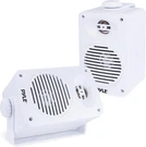 Pyle Indoor Outdoor Speakers Pair 200 Watt Dual Waterproof 3.5 2-WAY White. Fixed Price $57.15.