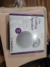 New-open -box Two Way Radio Shack Ceiling Speaker. Fixed Price $25.00.