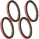 4 DS18 6.5" Speaker Rings Rgb Led LRING6 Clear Plastic Plexiglass 1/2" Spacer. Fixed Price $126.29.