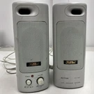 Juster Performance DC-691 Vintage Hi-fi Speakers Set, Wired 3.5MM Gray. Fixed Price $18.00.