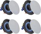 Herdio Pack 4" Bluetooth Ceiling Speakers 320W Living Kitchen Bedroom. Fixed Price $115.45.