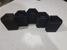 Set Of 5 Samsung PS-FS1-1 Front Left/right, Center, Surround L/r Speaker System. Fixed Price $21.95.