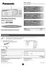 Panasonic SH-FX80 Wireless System Owners Instruction Manual. Fixed Price $22.24.