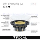 Focal 3KM Midrange Series K2 Power (single) Driver 80MM 120W 60W.RMS. Fixed Price $371.18.