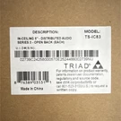 Triad TS-IC83 In-ceiling 8" Speaker Distributed Audio Series. Fixed Price $600.00.