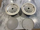 Speakercraft 6 Crs Two In-ceiling Speakers- Pair Tested Working 2-WAY White. Fixed Price $50.00.