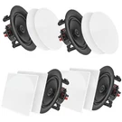 Pyle Surround Wall / Ceiling Home Speaker, Set Of 4, White -PDICBT266. Fixed Price $179.49.