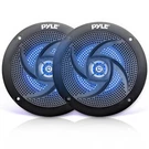 Pyle PLMRS43BL.5 4" Waterproof Rated Marine Low-profile Slim Led Speakers (pair). Fixed Price $49.99.