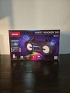 Ion Audio Rocker Go Highpower Boombox Portable Speaker W/party Lights. Fixed Price $79.99.