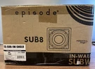 Episode ES-SUB-IW-SNGL8 Passive In-wall Subwoofer 8". Fixed Price $249.00.