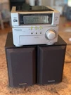 Panasonic SA-PM01 Cd Stereo System Speakers Silver Am/fm Aux Input 45W. Fixed Price $98.99.
