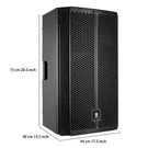 Proreck Powered Pa Bluetooth Speaker 1500W 15'' 3-CHANNEL Dsp Dj Live. Fixed Price $289.99.