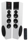 Rockville TM150W White Powered Home Theater Tower Speakers 10" Sub/blueooth/usb. Fixed Price $224.95.