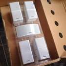 5 Mint Bose Jewel Double Cube Speakers Included Center Channel Horizontal White.. Fixed Price $435.94.
